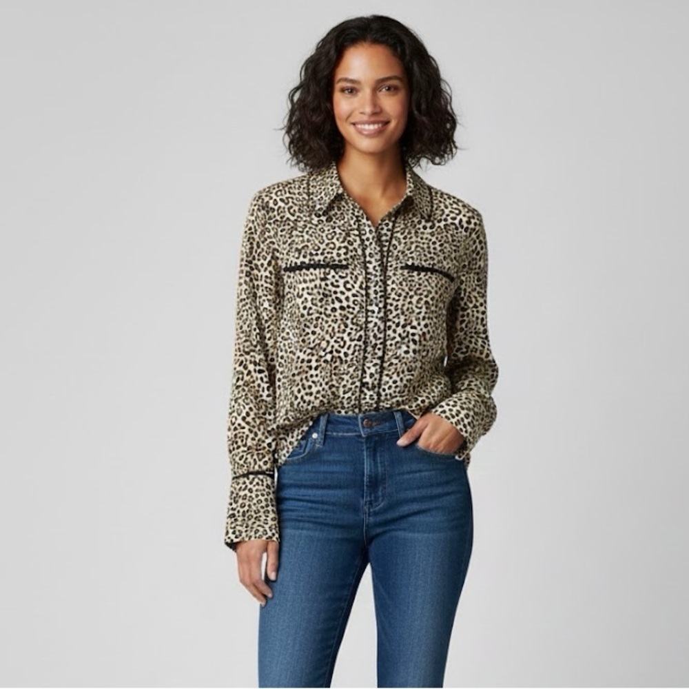Express | Leopard Print Blouse | Small